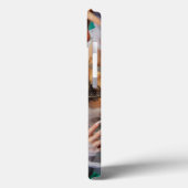 Steampunk Victoriaans futuristische groene danser Case-Mate iPhone Case (Achterkant / Links)