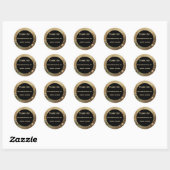 Steampunk Victoriaans Gearwork Wedding Ronde Sticker (Vel)