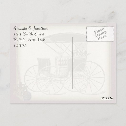 Steampunk  Victoriaans Gentleman Dank u Briefkaart (Achterkant)