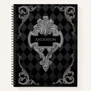 Steampunk Victoriaans gepersonaliseerd Notitieboek