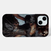 Steampunk  Victoriaans Lady Black Raven Case-Mate iPhone Case (Achterkant (horizontaal))