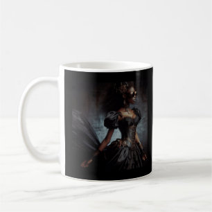 Steampunk  Victoriaans Lady Black Raven Tri-B Koffiemok