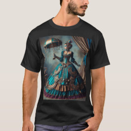 Steampunk  Victoriaans Lady Circus Performer T-shirt