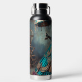 Steampunk  Victoriaans Lady Circus Performer Waterfles (Voorkant)