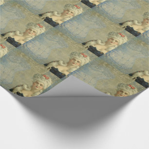 Steampunk Victoriaans Lady Corset Wrapping Paper Cadeaupapier