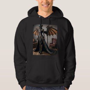 Steampunk Victoriaans Lady Dragon Rider Hoodie