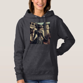Steampunk Victoriaans Lady Dragon Rider Hoodie