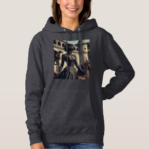 Steampunk Victoriaans Lady Dragon Rider Hoodie