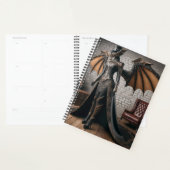 Steampunk Victoriaans Lady Dragon Rider Planner (Display)