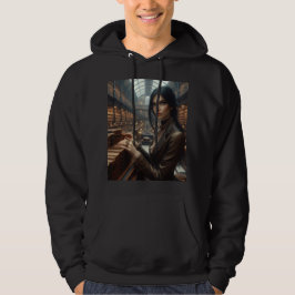 Steampunk  Victoriaans Lady Librarian Hoodie