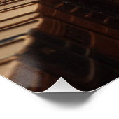 Steampunk  Victoriaans Lady Librarian Perfect Poster (Hoek)