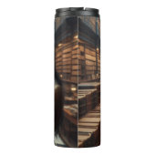 Steampunk  Victoriaans Lady Librarian Thermosbeker (Achterkant)