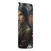 Steampunk  Victoriaans Lady Librarian Thermosbeker (Geroteerd rechts)