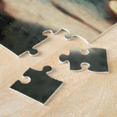 Steampunk  Victoriaans Lady Mad Hatter Legpuzzel (Zijkant)