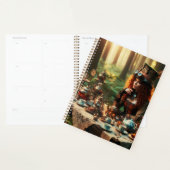 Steampunk  Victoriaans Lady Mad Hatter Planner (Display)