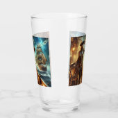 Steampunk  Victoriaans Oceaan Space Pirate Glas (Links)