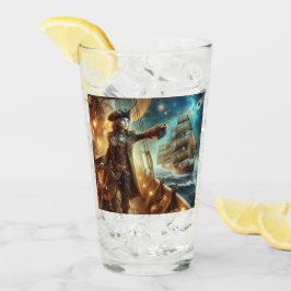 Steampunk  Victoriaans Oceaan Space Pirate Glas