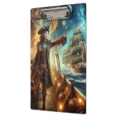 Steampunk  Victoriaans Oceaan Space Pirate Klembord (Links)