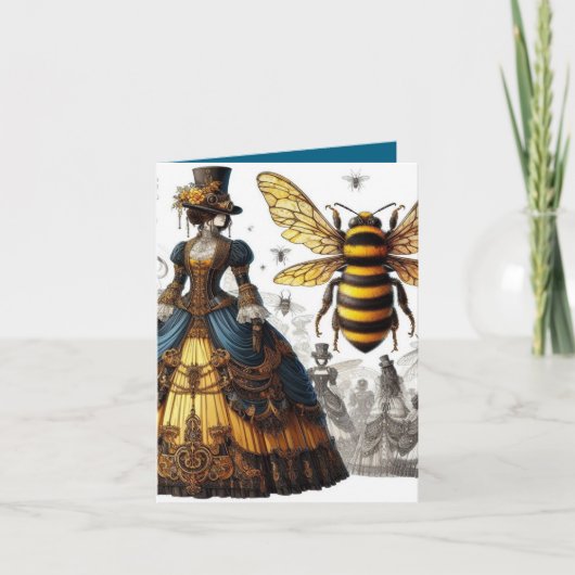 Steampunk  Victoriaans Queen Bee Gown Aankondiging (Voorkant)