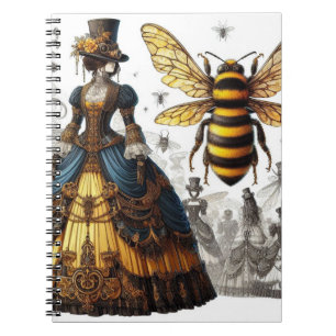 Steampunk  Victoriaans Queen Bee Gown Notitieboek