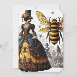 Steampunk  Victoriaans Queen Bee Gown Save The Date