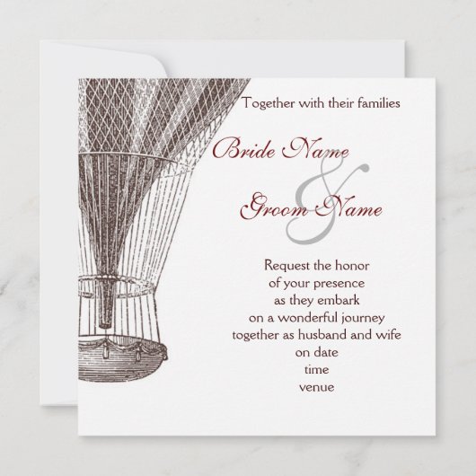 steampunk Victoriaans Save the Date (Achterkant)