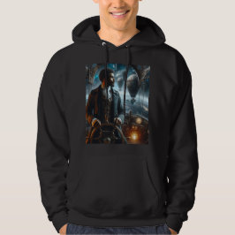 Steampunk  Victoriaans Space Air Captain Hoodie