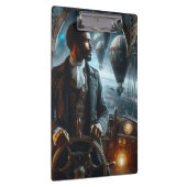 Steampunk  Victoriaans Space Air Captain Klembord (Rechts)