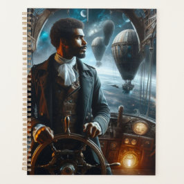 Steampunk  Victoriaans Space Air Captain Planner