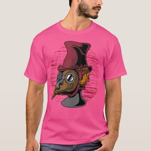 Steampunk Victoriaans - Steam Powered Engine Plagu T-shirt (Voorkant)