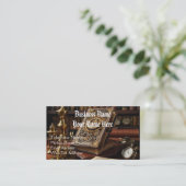 Steampunk  & Victoriaans Thema Visitekaartje (Staand voorkant)