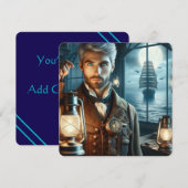 Steampunk  Victoriaans vuurtorenwachter Kaart (Voorkant / Achterkant)