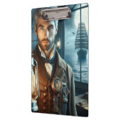 Steampunk  Victoriaans vuurtorenwachter Klembord (Links)