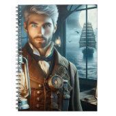 Steampunk  Victoriaans vuurtorenwachter Notitieboek (Voorkant)