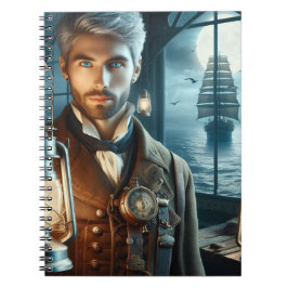 Steampunk  Victoriaans vuurtorenwachter Notitieboek