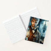 Steampunk  Victoriaans vuurtorenwachter Notitieboek (Binnen)