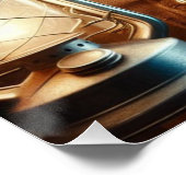 Steampunk  Victoriaans vuurtorenwachter Perfect Poster (Hoek)