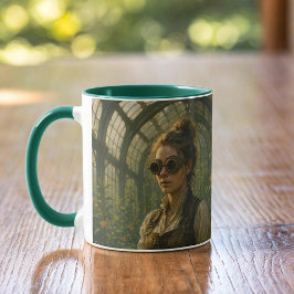 Steampunk Victoriaanse Fantasievolle Tuinierkunst Mok