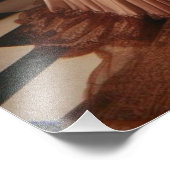 Steampunk Victorian Fantasy Art Masquerade  Foto Afdruk (Hoek)