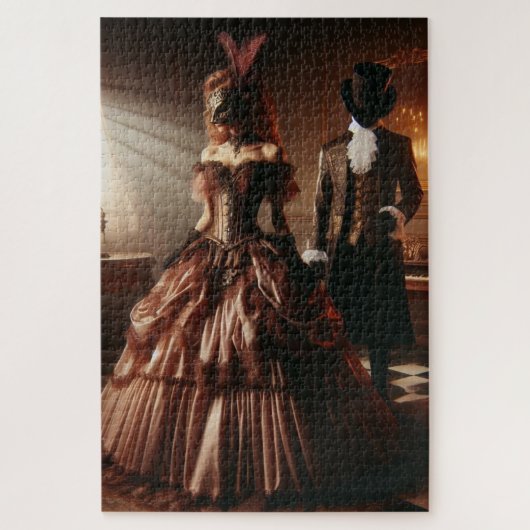 Steampunk Victorian Fantasy Art Masquerade  Legpuzzel (Verticaal)