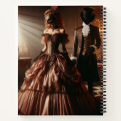 Steampunk Victorian Fantasy Art Masquerade  Notitieboek (Achterkant)