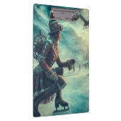 Steampunk Victorian Fantasy Winter Messenger Klembord (Rechts)