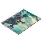 Steampunk Victorian Fantasy Winter Messenger Notitieboek (Linkerzijde)