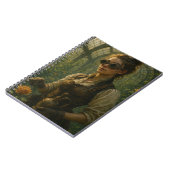 Steampunk Victorian Gardener Art Notitieboek (Linkerzijde)