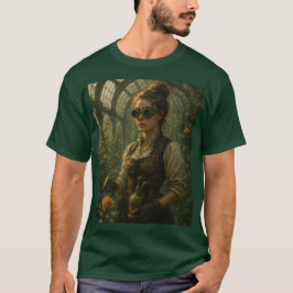 Steampunk Victorian Gardener Art T-shirt