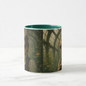 Steampunk Victorian Whimsical Gardener Art Mok (Midden)