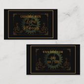Steampunk Vintage Antique Visitekaartje (Voorkant / Achterkant)