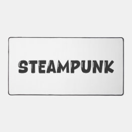 Steampunk Vintage Art – Typography Desk Mat