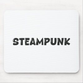 Steampunk Vintage Art – Typography Mousepad Muismat