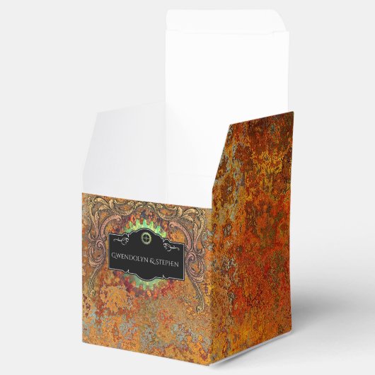 Steampunk Vintage bruiloft Bedankdoosjes (Geopend)